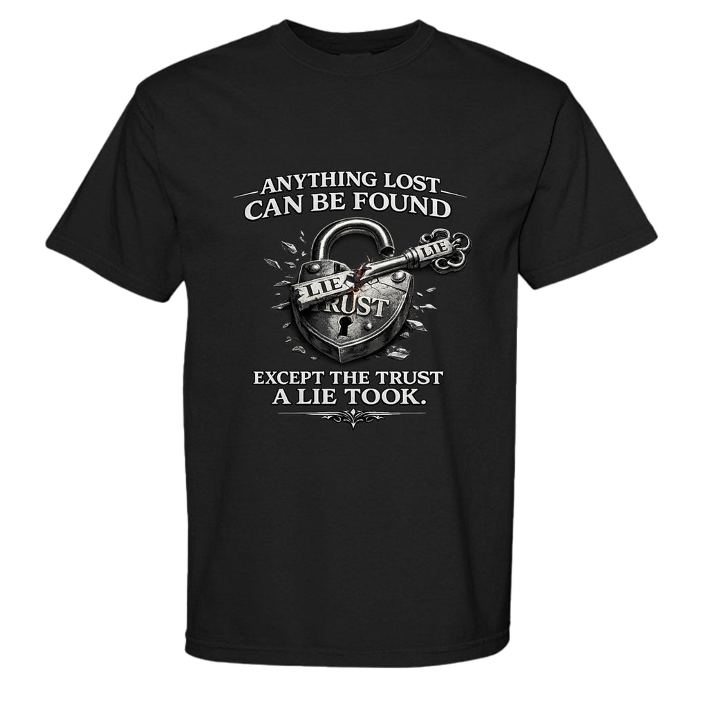 Gray t-shirt with white text 'Sing to endear, not to impress' on a white background