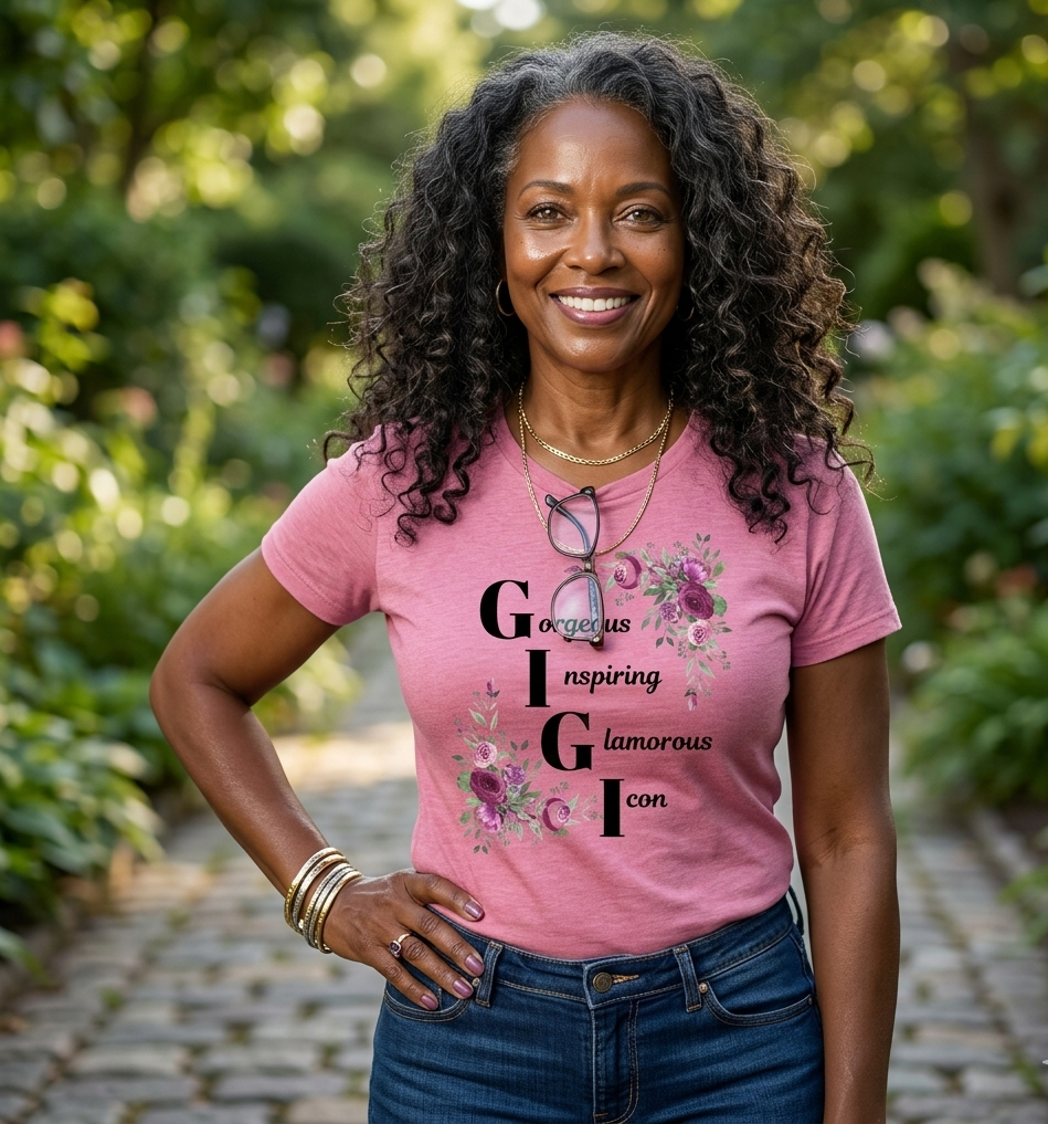 Gigi Shirt | Glam Grandma Tee | Gift for Grandma | Stylish Gigi Shirt | Mother’s Day Grandma Gift | Trendy Grandma Tee