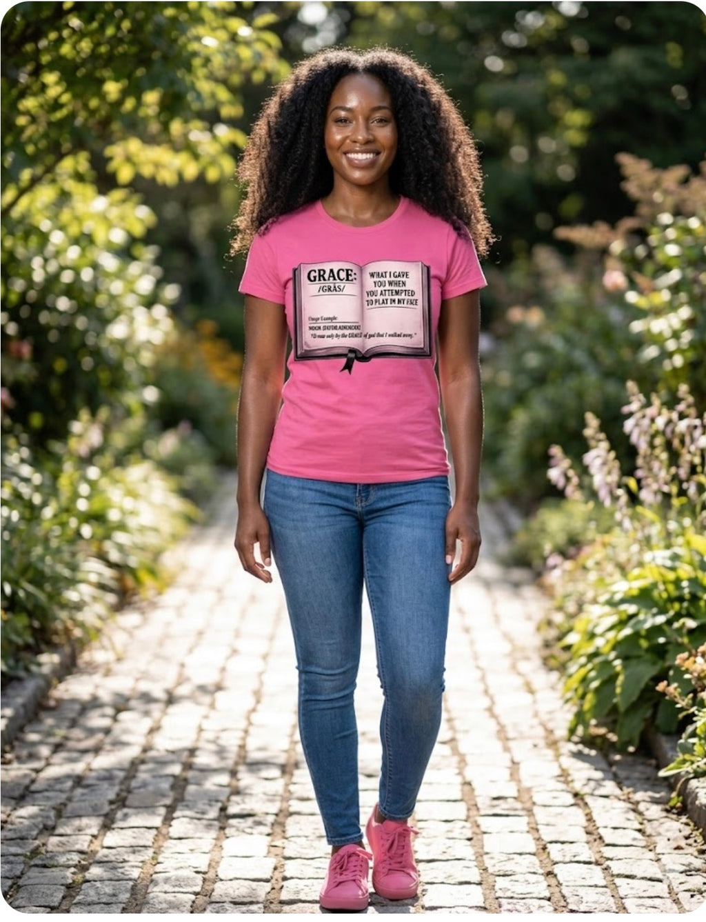 Grace Definition Antique Cherry Shirt Graphic Tee for Women