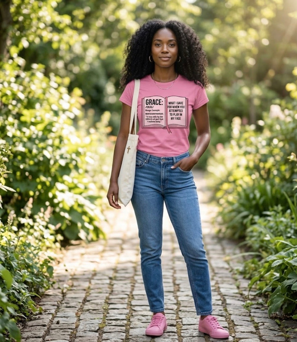 Grace Definition Antique Cherry Shirt Graphic Tee for Women