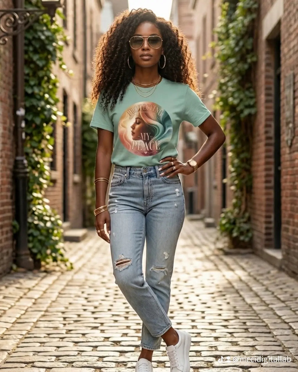 Protecting My Peace Shirt | Self Care & Boundary Statement Tee
