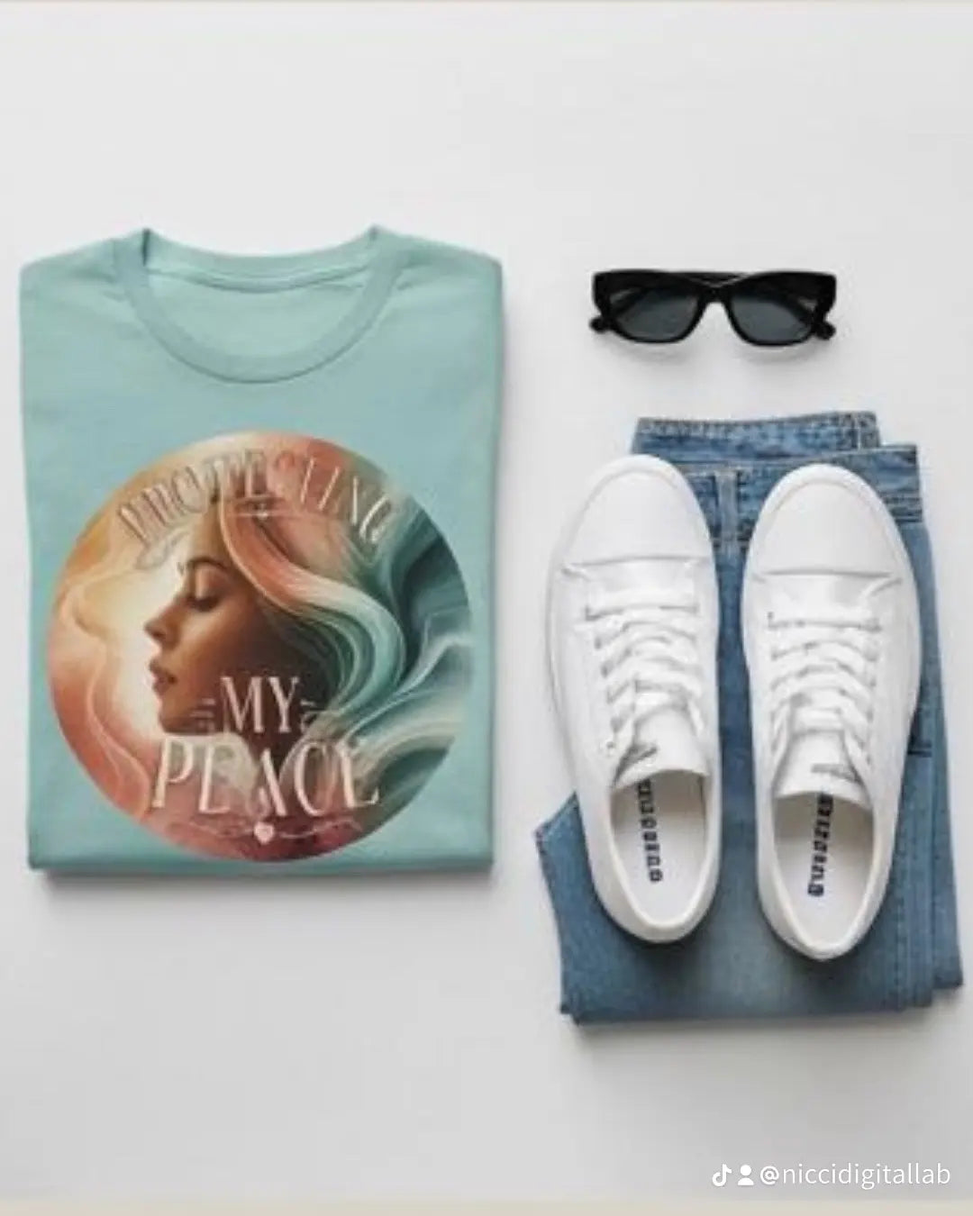 Protecting My Peace Shirt | Self Care & Boundary Statement Tee